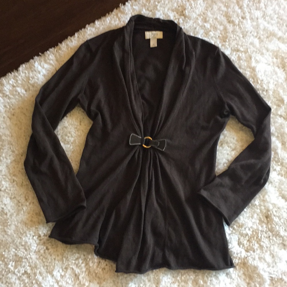 Ann Taylor Loft Brown Cardigan
